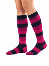 EC3D Pink & Navy Compression Socks – 20–30 mmHg, EC3D, EC3D sports, EC3D sport, compression, sports, sport, récupération, support