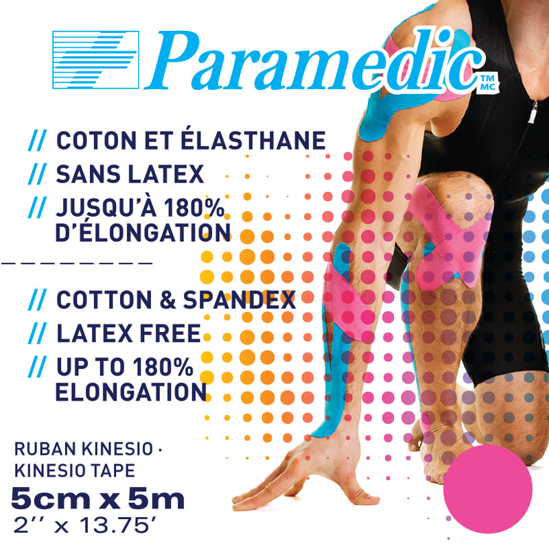 Ruban Kinesiologie, EC3D, EC3D sports, EC3D sport, compression, sports, sport, récupération, support