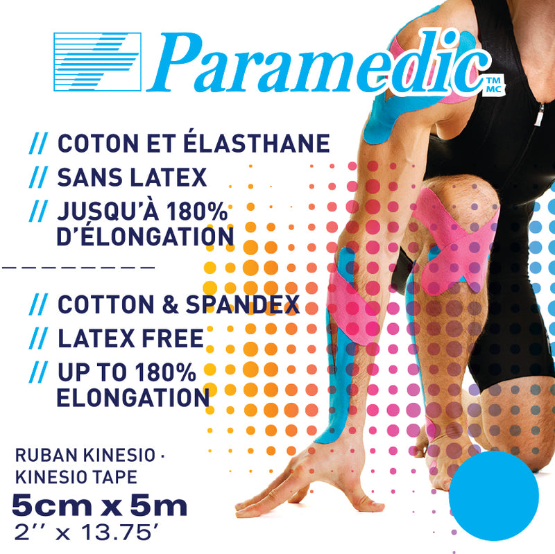 Ruban Kinesiologie, EC3D, EC3D sports, EC3D sport, compression, sports, sport, récupération, support