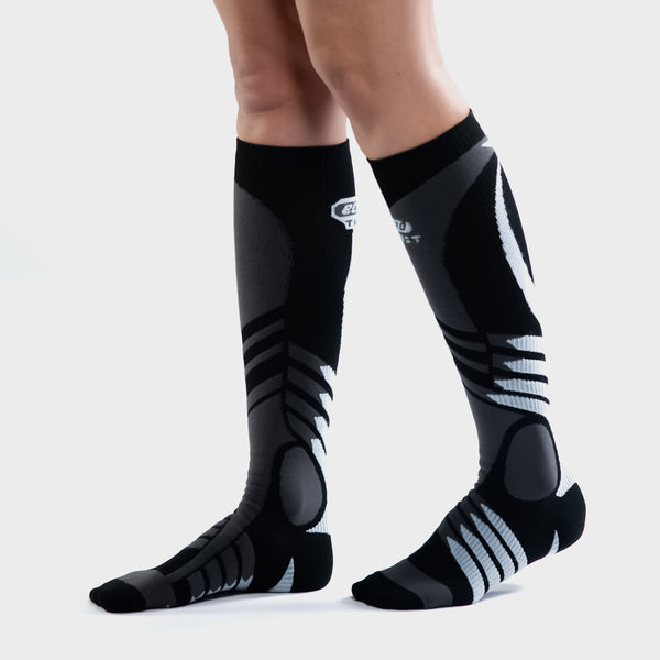 Sesto Senso 3 Paires Chaussettes De Compression Sport - Course Cyclisme Homme Femme
